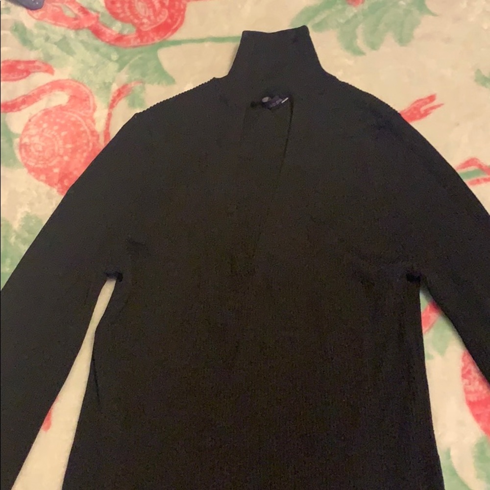 360 Sweater Italian Yarn black Sweater